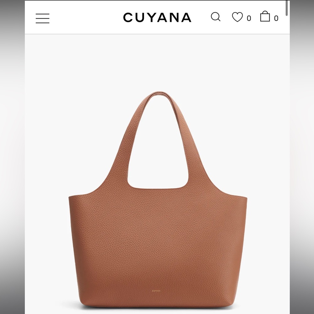 Cuyana System Tote - 16” Caramel